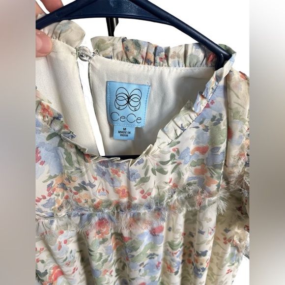 CeCe smocked floral midi dress-Size M-family photos,weddings, fall events - Picture 4 of 6